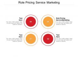 Role pricing service marketing ppt powerpoint presentation icon format ideas cpb