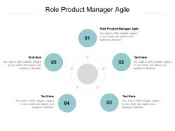 Role product manager agile ppt powerpoint presentation ideas structure cpb