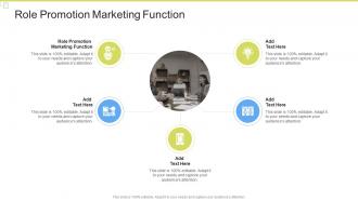 Role Promotion Marketing Function In Powerpoint And Google Slides Cpb