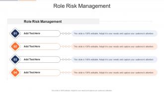 Role Risk Management In Powerpoint And Google Slides Cpb