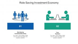 Role saving investment economy ppt powerpoint presentation infographics cpb