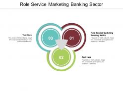 Role service marketing banking sector ppt powerpoint presentation slides file cpb