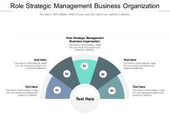 Role strategic management business organization ppt powerpoint presentation layouts cpb
