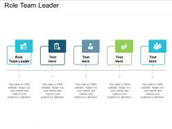 Role team leader ppt powerpoint presentation outline file formats cpb