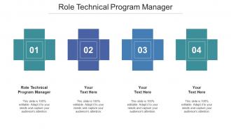 Role Technical Program Manager Ppt Powerpoint Presentation Portfolio Templates Cpb