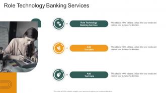 Role Technology Banking Services In Powerpoint And Google Slides Cpb