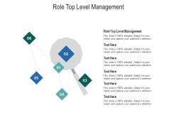 Role top level management ppt powerpoint presentation inspiration ideas cpb