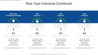 Role Type Individual Contributor In Powerpoint And Google Slides Cpb