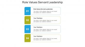 Role values servant leadership ppt powerpoint presentation inspiration cpb