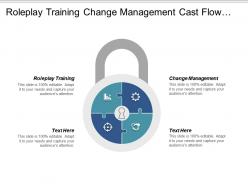 Roleplay training change management cast flow value discipline cpb