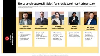Roles And Responsibilities For Credit Card Marketing Team Building Credit Card Promotional Campaign Strategy SS V