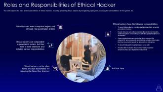 Roles and responsibilities of ethical hacker ppt powerpoint presentation ideas gallery
