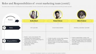 Roles And Responsibilities Of Event Marketing Team Social Media Marketing To Increase MKT SS V Content Ready Compatible