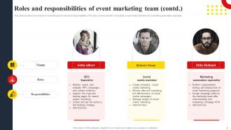 Roles And Responsibilities Of Event Marketing Team Techniques To Create Successful Event MKT SS V Adaptable Professional