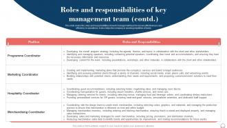 Roles And Responsibilities Of Key Management Team Event Planning Business Plan BP SS Analytical Colorful