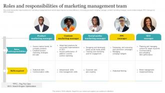 Roles And Responsibilities Of Marketing Management Team