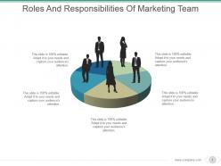 Roles and responsibilities of marketing team powerpoint slide presentation sample