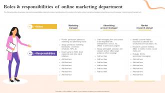 Roles And Responsibilities Of Online Marketing Definitive Guide To Marketing Strategy Mkt Ss