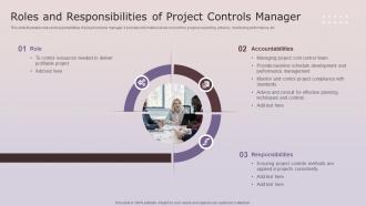 Roles And Responsibilities Of Project Controls Manager