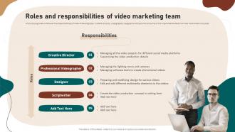 Roles And Responsibilities Of Video Marketing Team Video Marketing Strategies To Increase Customer