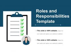 Roles and responsibilities template ppt examples slides