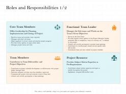 Roles And Responsibilities To Contributes Ppt Powerpoint Presentation Icon Graphic Tips