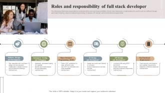Roles And Responsibility Of Full Stack Developer