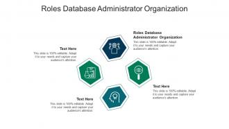 Roles database administrator organization ppt powerpoint presentation model graphic images cpb