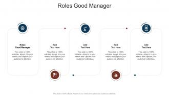 Roles Good Manager In Powerpoint And Google Slides Cpb