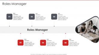 Roles Manager In Powerpoint And Google Slides Cpb