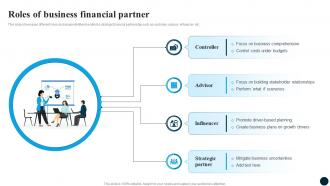 Roles Of Business Financial Partner Partnership Strategy Adoption For Market Expansion And Growth CRP DK SS