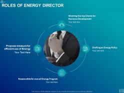 Roles of energy director ppt powerpoint presentation mockup