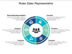 Roles sales representative ppt powerpoint presentation visual aids ideas cpb