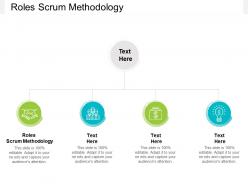 Roles scrum methodology ppt powerpoint presentation gallery layout ideas cpb