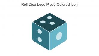 Roll Dice Ludo Piece Colored Icon In Powerpoint Pptx Png And Editable Eps Format