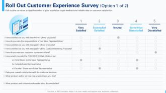 Roll out customer experience survey creating the best customer experience cx strategy