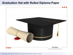 Rolled Paper Colorful Bundles Cylindrical Canvas Graduation