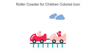 Roller Coaster For Children Colored Icon In Powerpoint Pptx Png And Editable Eps Format