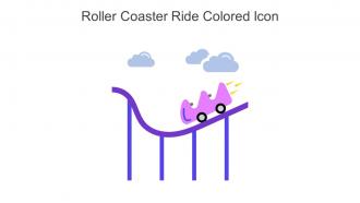 Roller Coaster Ride Colored Icon In Powerpoint Pptx Png And Editable Eps Format