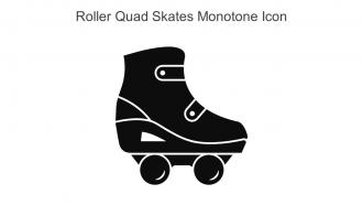 Roller Quad Skates Monotone Icon In Powerpoint Pptx Png And Editable Eps Format