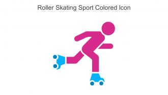 Roller Skating Sport Colored Icon In Powerpoint Pptx Png And Editable Eps Format