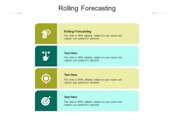 Rolling forecasting ppt powerpoint presentation icon deck cpb