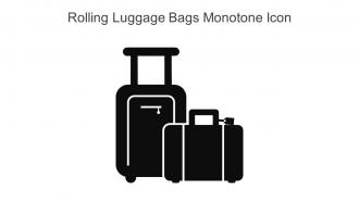 Rolling Luggage Bags Monotone Icon In Powerpoint Pptx Png And Editable Eps Format