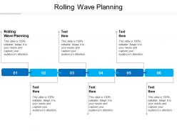 Rolling wave planning ppt powerpoint presentation inspiration design ideas cpb