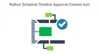 Rollout Schedule Timeline Approval Colored Icon In Powerpoint Pptx Png And Editable Eps Format