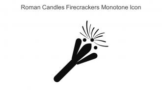 Roman Candles Firecrackers Monotone Icon In Powerpoint Pptx Png And Editable Eps Format