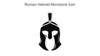 Roman Helmet Monotone Icon In Powerpoint Pptx Png And Editable Eps Format