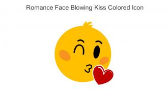 Romance Face Blowing Kiss Colored Icon In Powerpoint Pptx Png And Editable Eps Format