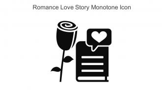 Romance Love Story Monotone Icon In Powerpoint Pptx Png And Editable Eps Format