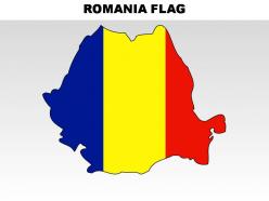 Romania country powerpoint flags